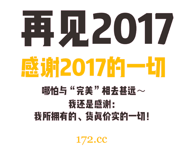 再见2017